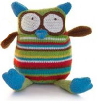 Lily and George Owl Rattle